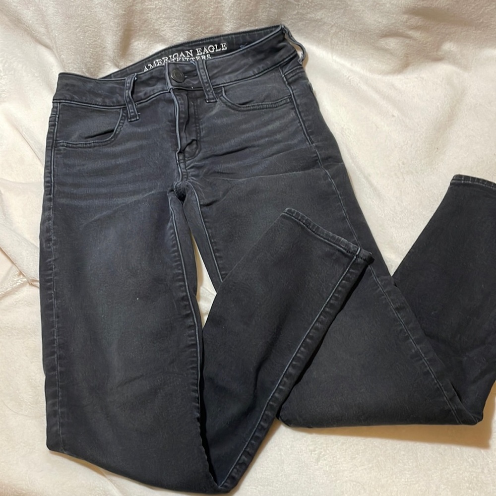 Black super stretch jeans